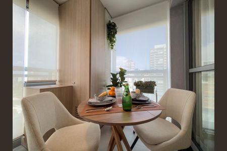 Studio para alugar com 45m², 1 quarto e 1 vagaVaranda