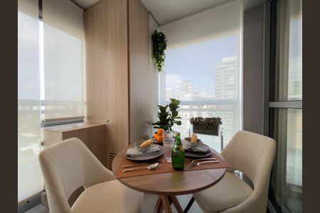 Studio para alugar com 45m², 1 quarto e 1 vagaVaranda