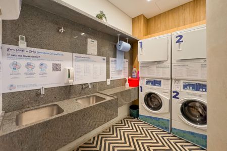 Studio para alugar com 23m², 1 quarto e sem vagaLavanderia