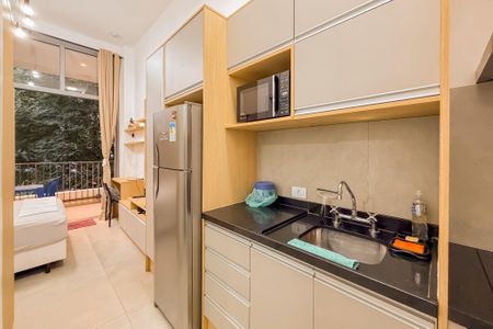 Studio para alugar com 23m², 1 quarto e sem vagaCozinha