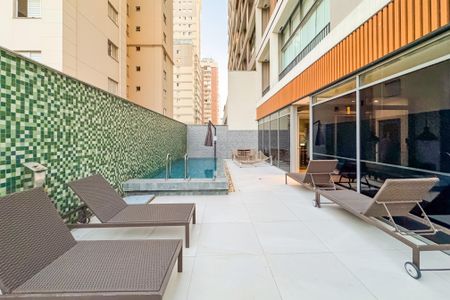 Studio para alugar com 23m², 1 quarto e sem vagaPiscina