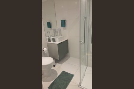 Banheiro de apartamento à venda com 1 quarto, 21m² em Pompeia, São Paulo