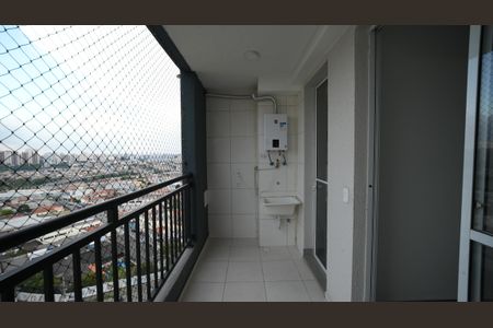 Varanda da Sala de apartamento para alugar com 2 quartos, 49m² em Santa Maria, Santo André