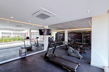 Área comum - Academia de kitnet/studio para alugar com 1 quarto, 41m² em Liberdade, São Paulo