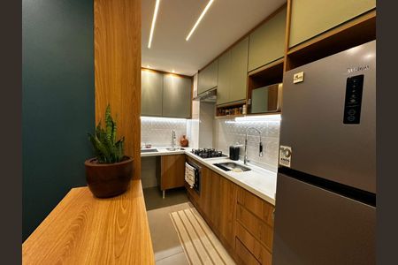 Apartamento para alugar com 36m², 2 quartos e sem vagaCozinha e Área de Serviço