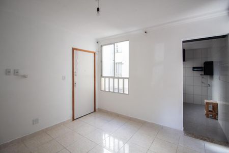 Sala de apartamento para alugar com 2 quartos, 48m² em Maria Helena (justinópolis), Ribeirão das Neves
