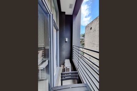 Studio para alugar com 24m², 1 quarto e sem vagaVaranda