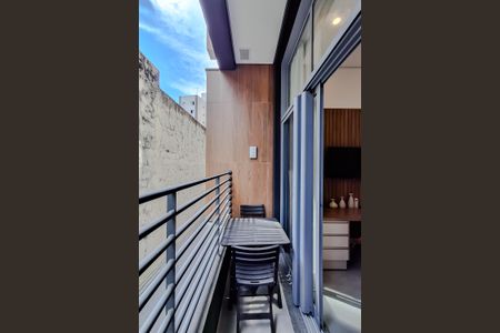 Studio para alugar com 24m², 1 quarto e sem vagaVaranda