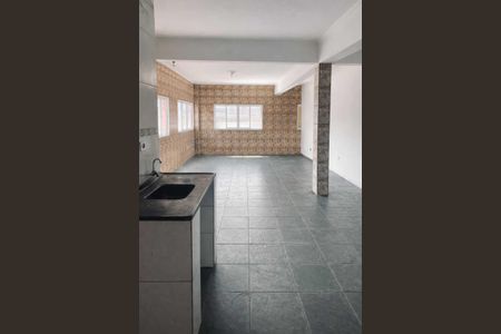 Cozinha de kitnet/studio para alugar com 1 quarto, 60m² em Balneario Maxland, Praia Grande