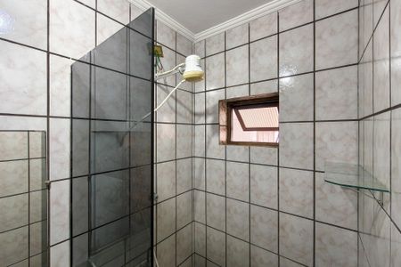 Banheiro  de kitnet/studio para alugar com 0 quarto, 65m² em Balneario Maxland, Praia Grande