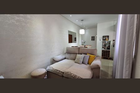 Sala de apartamento à venda com 1 quarto, 102m² em Vila Guarani, Santo André