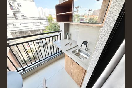 Studio para alugar com 39m², 1 quarto e 1 vaga Studio para alugar com 39m², 1 quarto e 1 vagaVaranda