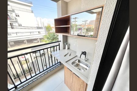 Studio para alugar com 39m², 1 quarto e 1 vaga Studio para alugar com 39m², 1 quarto e 1 vagaVaranda