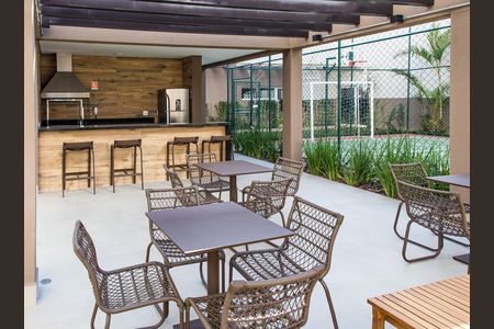 Apartamento à venda com 59m², 2 quartos e 1 vagaÁrea gourmet