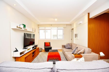 Sala de estar de apartamento à venda com 2 quartos, 110m² em Jardim Paulista, São Paulo