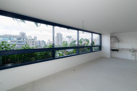 Varanda gourmet de apartamento à venda com 3 quartos, 201m² em Brooklin Novo, São Paulo