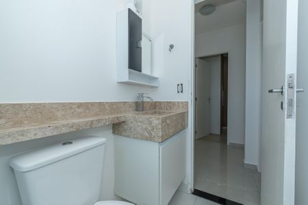 Casa de condomínio para alugar com 68m², 2 quartos e 1 vagaBanheiro 