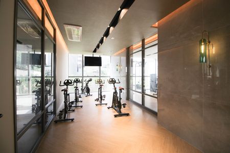 Studio à venda com 24m², 1 quarto e sem vaga Studio à venda com 24m², 1 quarto e sem vagaÁrea comum - Academia