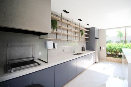 Studio à venda com 24m², 1 quarto e sem vaga Studio à venda com 24m², 1 quarto e sem vagaÁrea comum - Churrasqueira