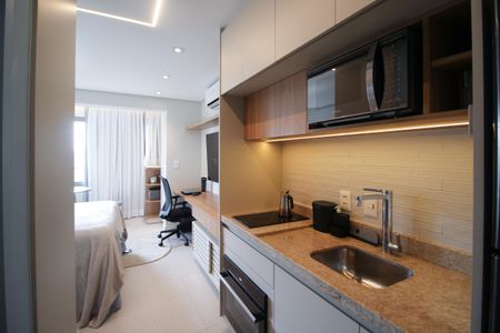 Studio à venda com 24m², 1 quarto e sem vaga Studio à venda com 24m², 1 quarto e sem vagaCozinha