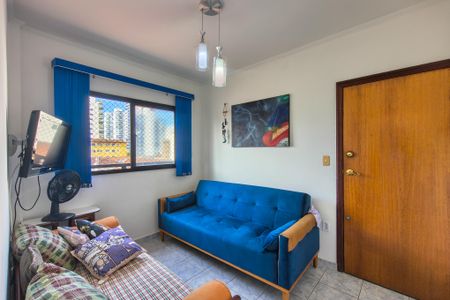 Sala de apartamento para alugar com 1 quarto, 42m² em Vila Tupi, Praia Grande