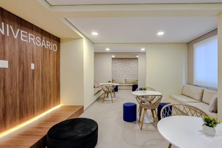 Apartamento para alugar com 38m², 2 quartos e sem vagaÁrea comum - Salão de festas