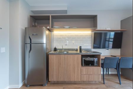 Studio para alugar com 30m², 1 quarto e sem vagaCozinha
