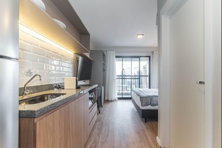 Studio para alugar com 30m², 1 quarto e sem vagaCozinha