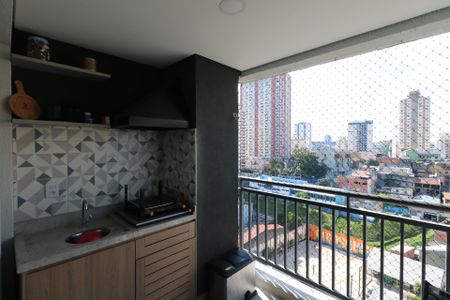 Varanda Gourmet de apartamento à venda com 3 quartos, 69m² em Centro, Diadema