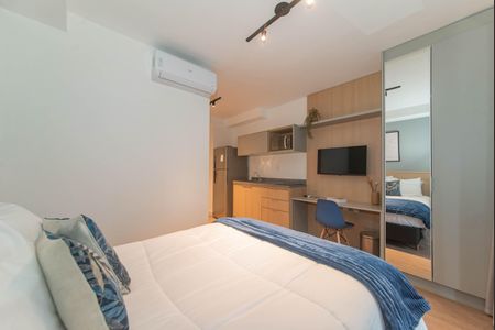 Studio para alugar com 24m², 1 quarto e sem vagaQuarto