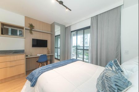 Studio para alugar com 24m², 1 quarto e sem vagaQuarto