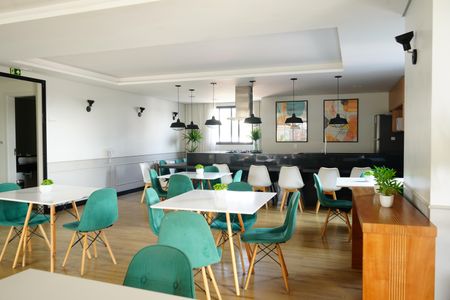 Apartamento à venda com 55m², 2 quartos e 1 vagaÁrea comum - Salão de festas