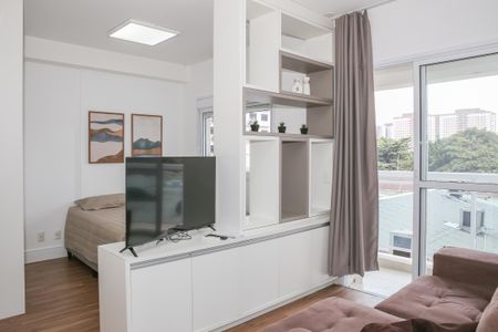 Sala de apartamento para alugar com 1 quarto, 45m² em Várzea da Barra Funda, São Paulo