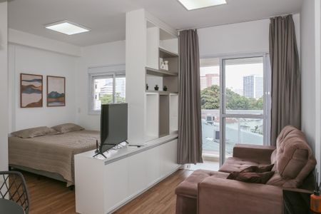 Sala de apartamento para alugar com 1 quarto, 45m² em Várzea da Barra Funda, São Paulo