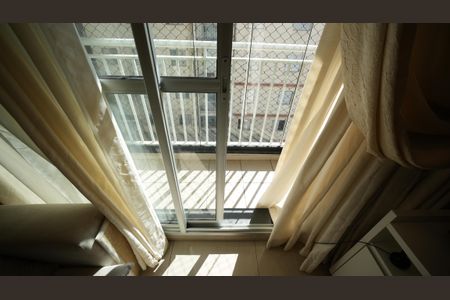 Varanda da Sala de apartamento à venda com 2 quartos, 67m² em Vila Homero Thon, Santo André