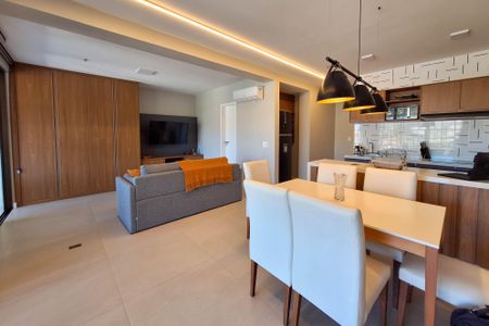 Apartamento para alugar com 102m², 1 quarto e 2 vagasSala