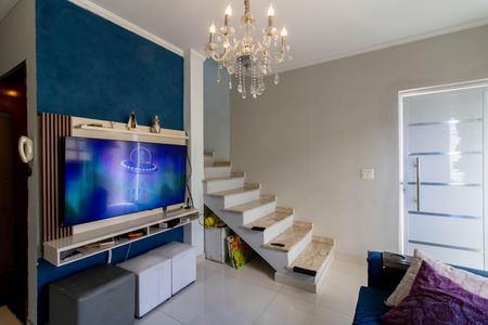 Sala de casa de condomínio à venda com 2 quartos, 100m² em Jardim do Papai, Guarulhos