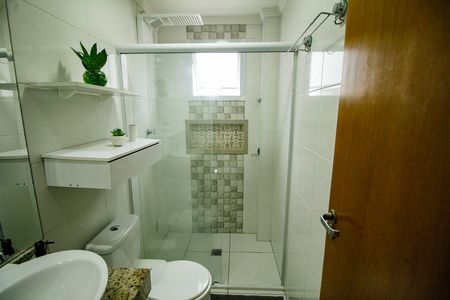 Apartamento para alugar com 62m², 1 quarto e 1 vaga Apartamento para alugar com 62m², 1 quarto e 1 vagaBanheiro da Suíte 1