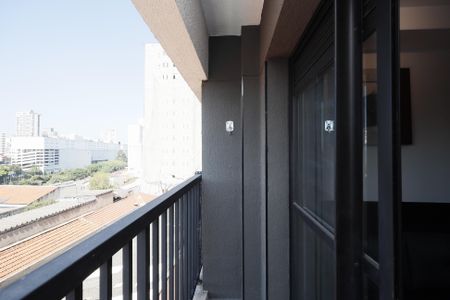 Studio para alugar com 28m², 1 quarto e sem vagaVaranda