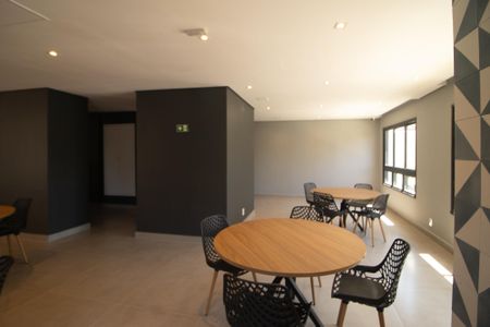 Studio para alugar com 28m², 1 quarto e sem vaga Studio para alugar com 28m², 1 quarto e sem vagaÁrea comum - Salão de festas
