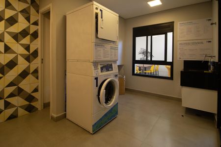 Studio para alugar com 28m², 1 quarto e sem vaga Studio para alugar com 28m², 1 quarto e sem vagaLavanderia