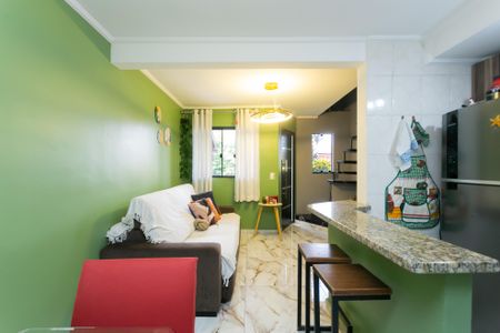 Casa de condomínio para alugar com 77m², 2 quartos e 1 vagaSala