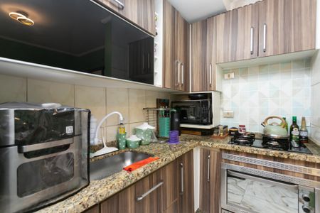 Casa de condomínio para alugar com 77m², 2 quartos e 1 vagaCozinha 