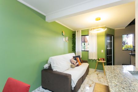 Casa de condomínio para alugar com 77m², 2 quartos e 1 vagaSala