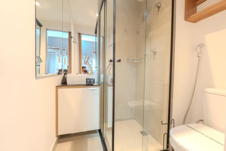 Studio para alugar com 24m², 1 quarto e sem vagaBanheiro