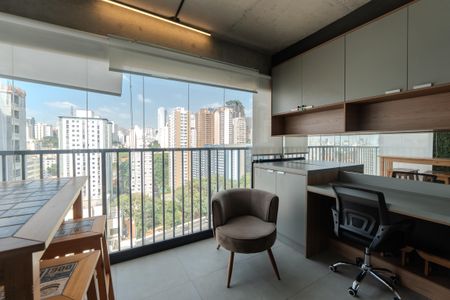 Sacada de kitnet/studio para alugar com 1 quarto, 24m² em Bela Vista, São Paulo
