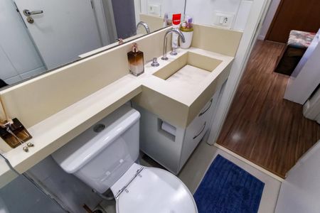 Banheiro de apartamento para alugar com 2 quartos, 46m² em Jardim Catanduva, São Paulo