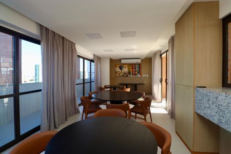 Studio para alugar com 25m², 1 quarto e 1 vagaSalão de festas