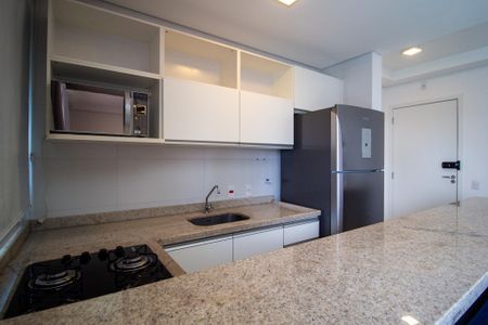 Cozinha de apartamento para alugar com 1 quarto, 38m² em Jardim Portal da Colina, Sorocaba