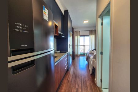 Cozinha de kitnet/studio para alugar com 1 quarto, 33m² em Santa Ifigênia, São Paulo